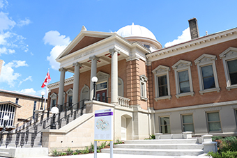 Entrance to a large building